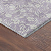 Dalyn Soft Essentials SE4 Lavender Machine Washable Area Rug Corner Image