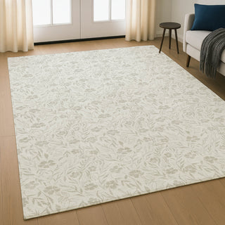 Dalyn Soft Essentials SE4 Linen Machine Washable Area Rug Lifestyle Image Feature