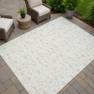 Dalyn Soft Essentials SE4 Linen Machine Washable Area Rug Outdoor Lifestyle Image Feature