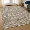 Dalyn Soft Essentials SE4 Mocha Machine Washable Area Rug Lifestyle Image Feature