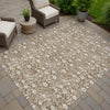 Dalyn Soft Essentials SE4 Mocha Machine Washable Area Rug Outdoor Lifestyle Image Feature