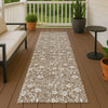 Dalyn Soft Essentials SE4 Mocha Machine Washable Area Rug Runner Outdoor Lifestyle Image Feature