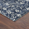 Dalyn Soft Essentials SE4 Navy Machine Washable Area Rug Corner Image