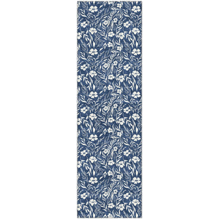 Dalyn Soft Essentials SE4 Navy Machine Washable Area Rug Runner Main Image