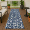 Dalyn Soft Essentials SE4 Navy Machine Washable Area Rug Runner Outdoor Lifestyle Image Feature