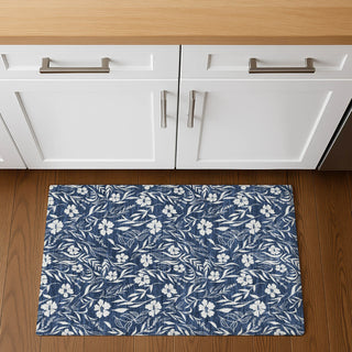 Dalyn Soft Essentials SE4 Navy Machine Washable Area Rug Scatter Lifestyle Image Feature