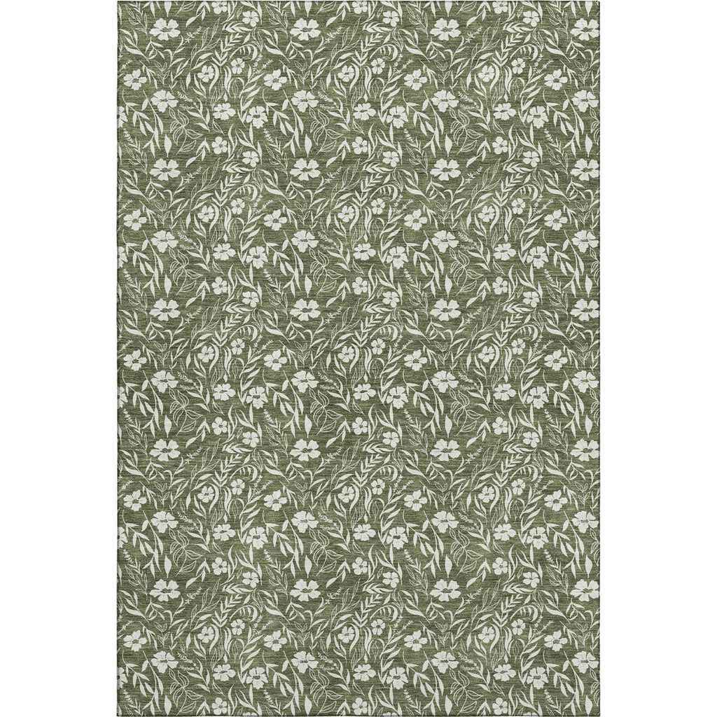 Dalyn Soft Essentials SE4 Olive Machine Washable Area Rug main image