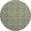 Dalyn Soft Essentials SE4 Olive Machine Washable Area Rug Round Main Image