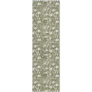 Dalyn Soft Essentials SE4 Olive Machine Washable Area Rug Runner Main Image