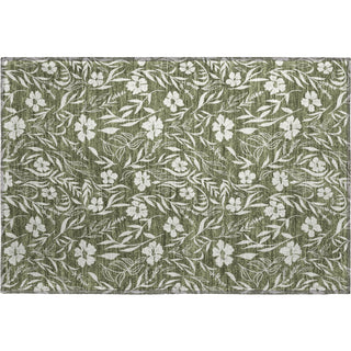 Dalyn Soft Essentials SE4 Olive Machine Washable Area Rug Scatter Main Image
