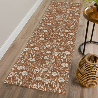Dalyn Soft Essentials SE4 Paprika Machine Washable Area Rug Runner Lifestyle Image Feature