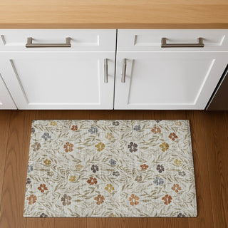 Dalyn Soft Essentials SE4 Pearl Machine Washable Area Rug Scatter Lifestyle Image Feature