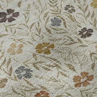 Dalyn Soft Essentials SE4 Pearl Machine Washable Area Rug Swatch Image
