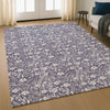 Dalyn Soft Essentials SE4 Purple Machine Washable Area Rug Lifestyle Image Feature