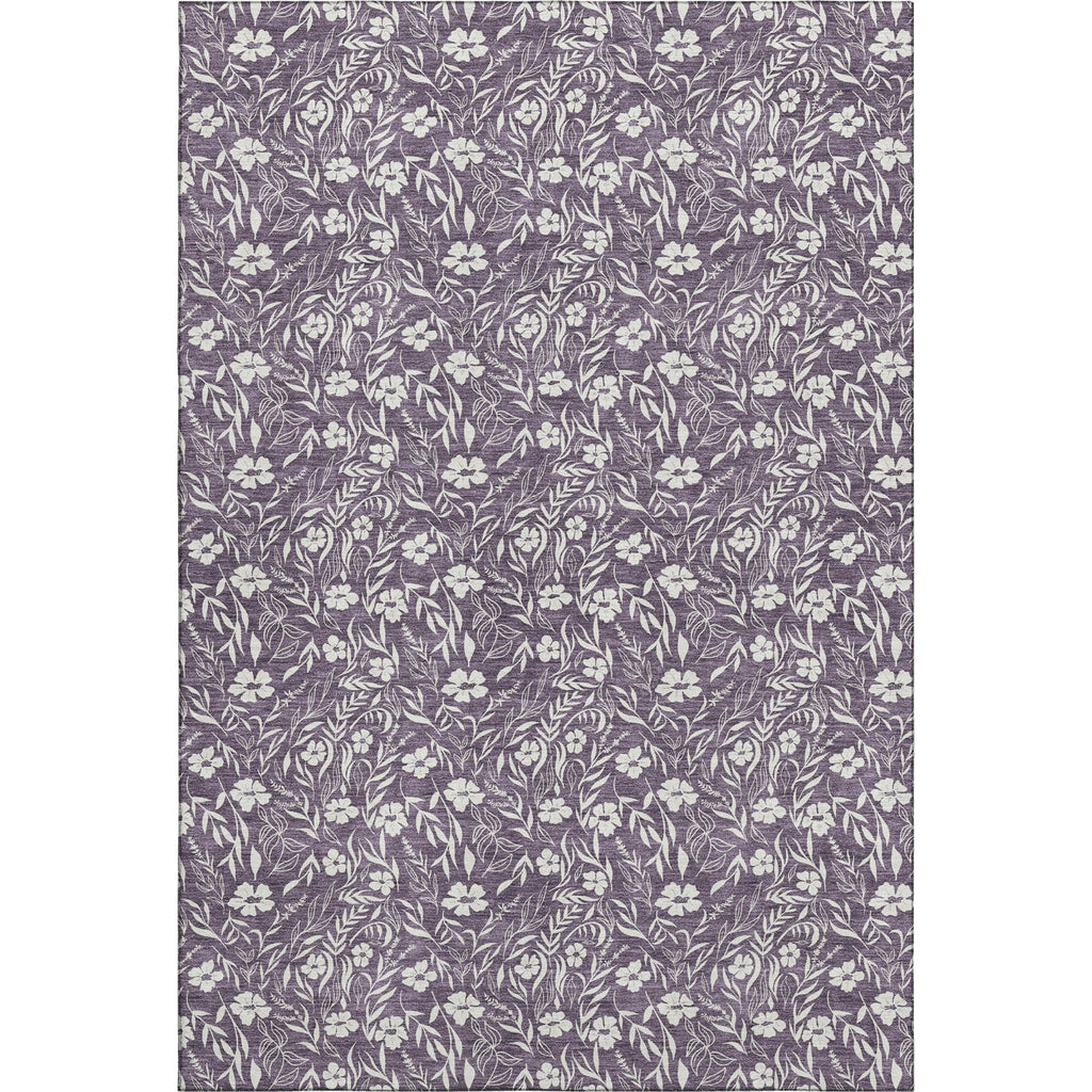 Dalyn Soft Essentials SE4 Purple Machine Washable Area Rug main image