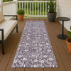 Dalyn Soft Essentials SE4 Purple Machine Washable Area Rug Runner Outdoor Lifestyle Image Feature