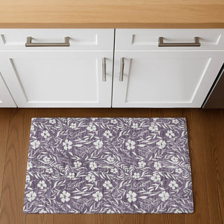 Dalyn Soft Essentials SE4 Purple Machine Washable Area Rug Scatter Lifestyle Image Feature