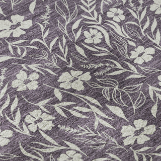 Dalyn Soft Essentials SE4 Purple Machine Washable Area Rug Swatch Image