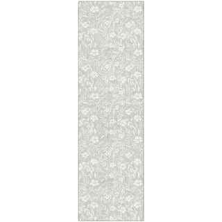 Dalyn Soft Essentials SE4 Silver Machine Washable Area Rug Runner Main Image