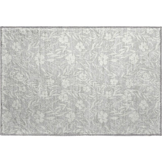 Dalyn Soft Essentials SE4 Silver Machine Washable Area Rug Scatter Main Image