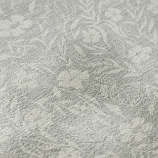 Dalyn Soft Essentials SE4 Silver Machine Washable Area Rug Swatch Image