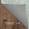 Dalyn Soft Essentials SE4 Sky Machine Washable Area Rug Backing Image