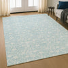 Dalyn Soft Essentials SE4 Sky Machine Washable Area Rug Lifestyle Image Feature