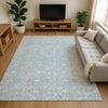 Dalyn Soft Essentials SE4 Sky Machine Washable Area Rug Lifestyle Image Feature
