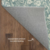Dalyn Soft Essentials SE4 Teal Machine Washable Area Rug Backing Image