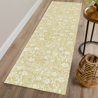 Dalyn Soft Essentials SE4 Wheat Machine Washable Area Rug Runner Lifestyle Image Feature