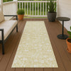 Dalyn Soft Essentials SE4 Wheat Machine Washable Area Rug Runner Outdoor Lifestyle Image Feature
