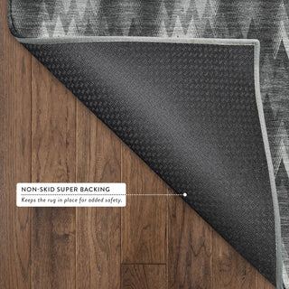 Dalyn Soft Essentials SE5 Black Area Rug Backing Image