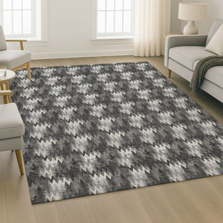 Dalyn Soft Essentials SE5 Black Area Rug Lifestyle Image Feature