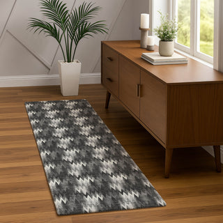 Dalyn Soft Essentials SE5 Black Area Rug Runner Lifestyle Image Feature