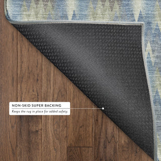 Dalyn Soft Essentials SE5 Blue Area Rug Backing Image