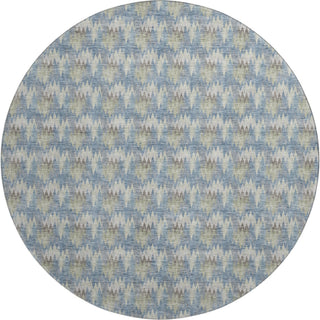 Dalyn Soft Essentials SE5 Blue Area Rug Round Main Image