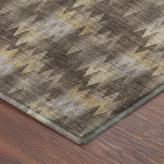 Dalyn Soft Essentials SE5 Chocolate Area Rug Corner Image