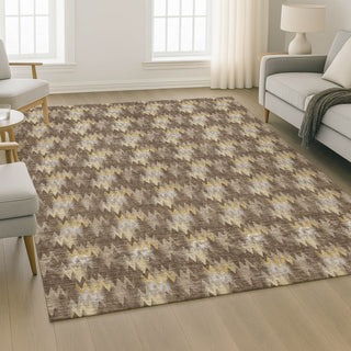 Dalyn Soft Essentials SE5 Chocolate Area Rug Lifestyle Image Feature