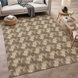 Dalyn Soft Essentials SE5 Chocolate Area Rug Lifestyle Image Feature