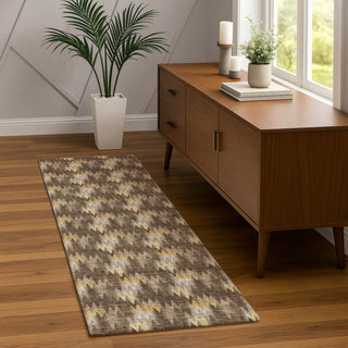 Dalyn Soft Essentials SE5 Chocolate Area Rug Runner Lifestyle Image Feature