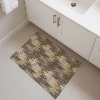 Dalyn Soft Essentials SE5 Chocolate Area Rug Scatter Lifestyle Image Feature