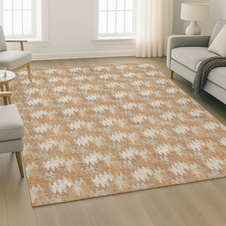 Dalyn Soft Essentials SE5 Copper Area Rug Lifestyle Image Feature