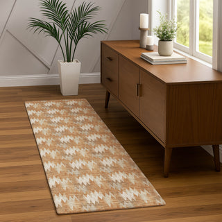 Dalyn Soft Essentials SE5 Copper Area Rug Runner Lifestyle Image Feature