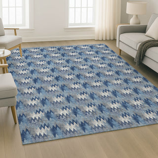 Dalyn Soft Essentials SE5 Denim Area Rug Lifestyle Image Feature