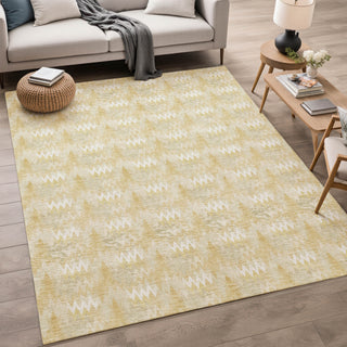 Dalyn Soft Essentials SE5 Gold Area Rug Lifestyle Image Feature