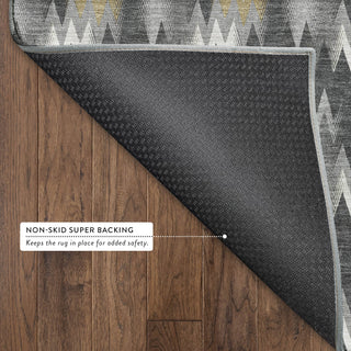 Dalyn Soft Essentials SE5 Graphite Area Rug Backing Image