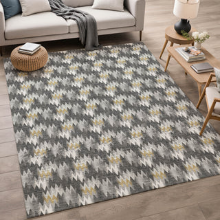 Dalyn Soft Essentials SE5 Graphite Area Rug Lifestyle Image Feature