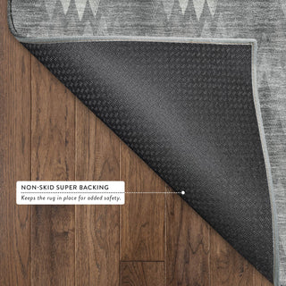 Dalyn Soft Essentials SE5 Graphite Area Rug Backing Image