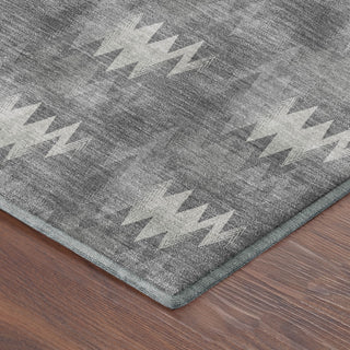 Dalyn Soft Essentials SE5 Graphite Area Rug Corner Image