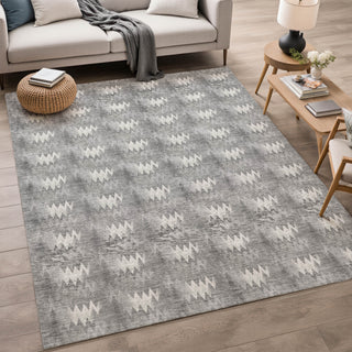 Dalyn Soft Essentials SE5 Gray Area Rug Lifestyle Image Feature